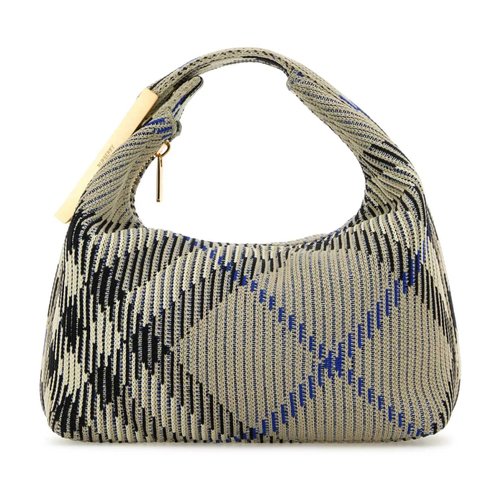 Burberry Women's Embroidered Nylon Mini Peg Handbag