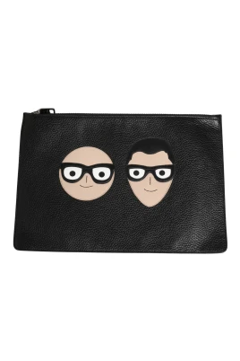DGFamily Embellished Läder Clutch