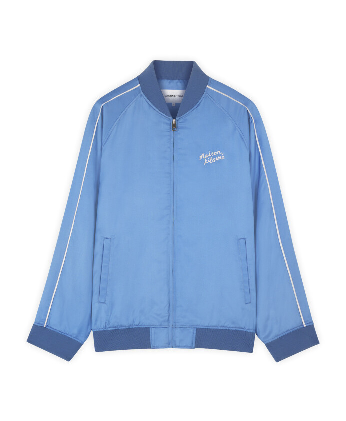 veste-bleue-avec-fermeture-eclair-cachee