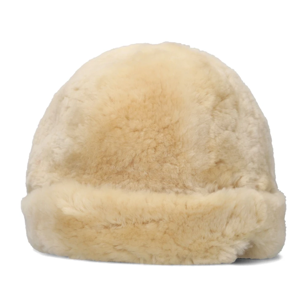 Warmbat Jaylene Hat Stijlvolle Merino wollen hoed Beige Dames