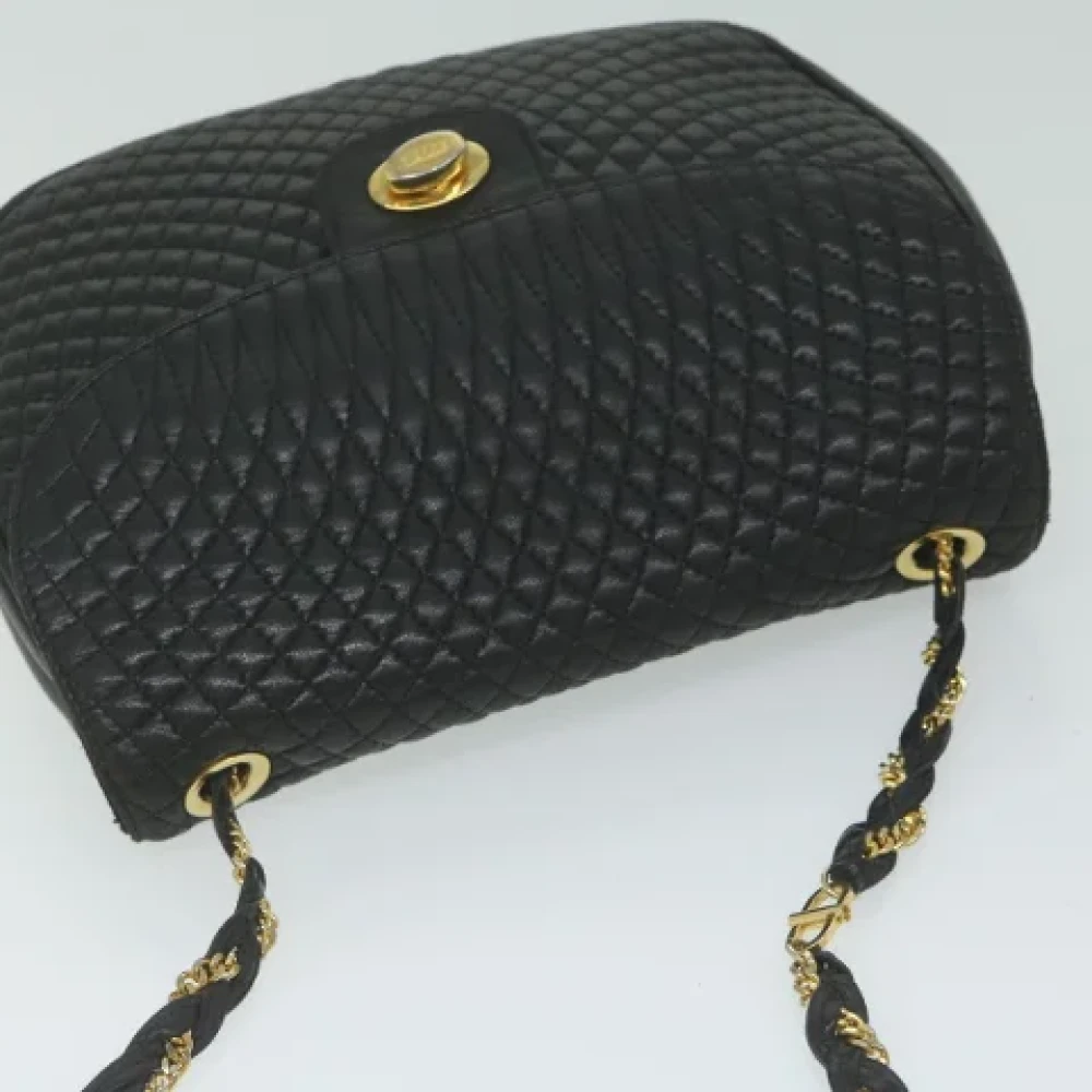 Bally Pre-owned Leather shoulder-bags Black Dames