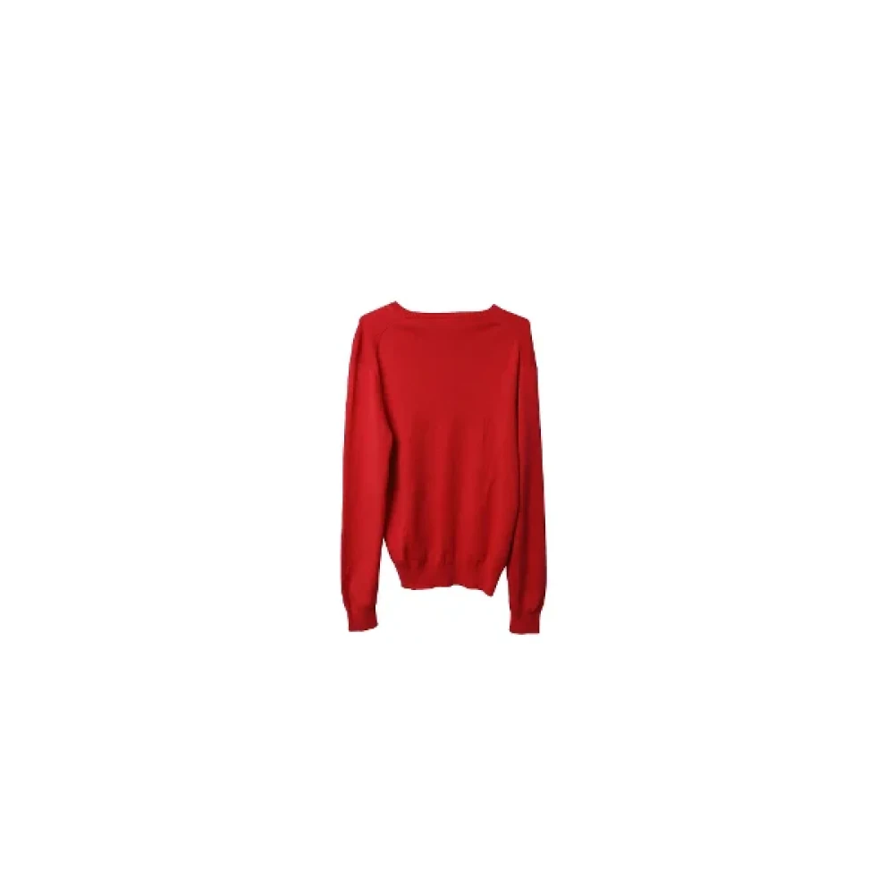 Ralph Lauren Pre-owned Wool tops Red Dames
