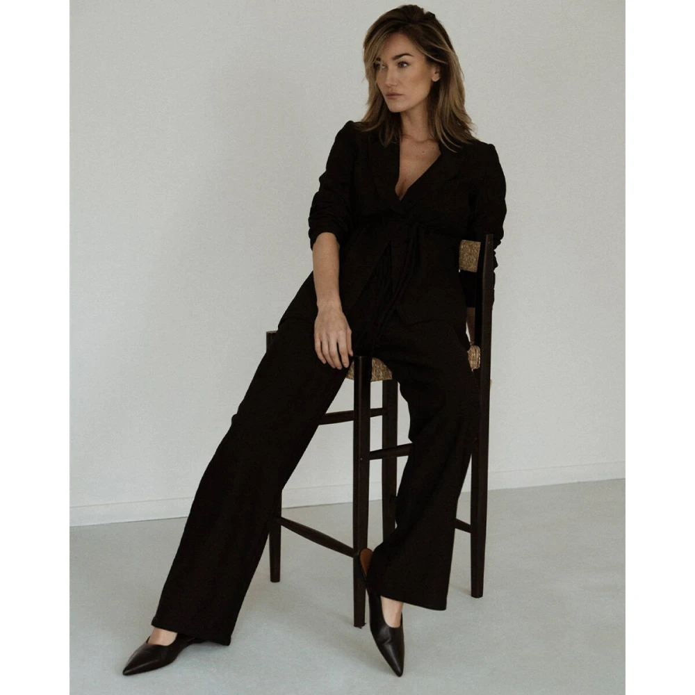 Aimée the Label FlorinaA Lange Broek Black Dames