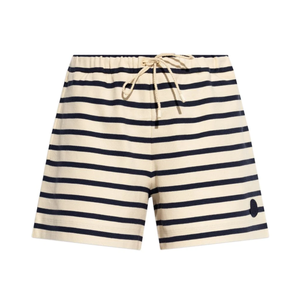 Moncler Women's Multicolor Striped Cotton Shorts - Casual Shorts - Xs - Shorts