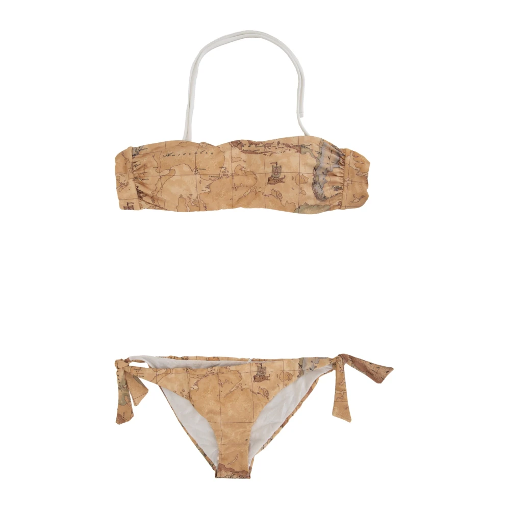 Alviero Martini 1a Classe Kanten Dames Bikini Set Beige Dames