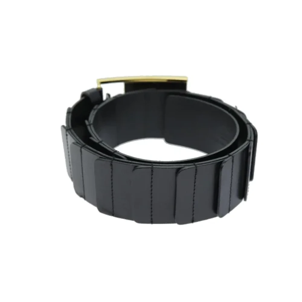Gucci Vintage Pre-owned Leather belts Black Dames