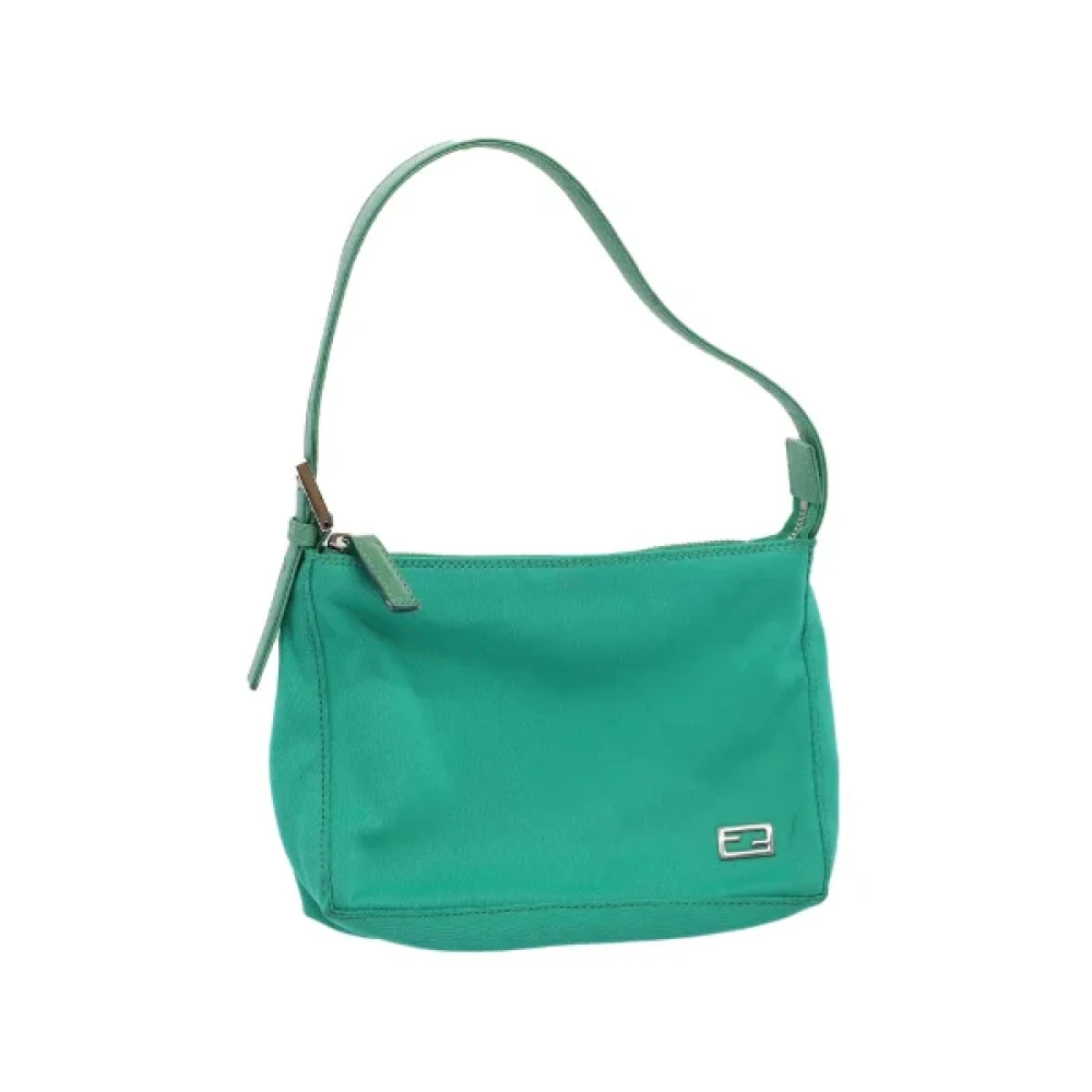Fendi Vintage Pre-owned Nylon fendi-bags Green Dames