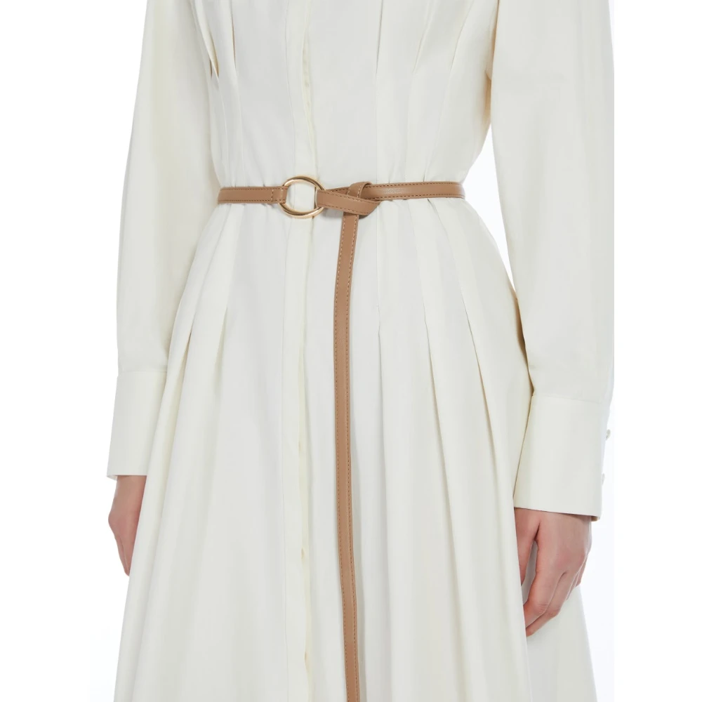 Max Mara Studio Elegante Ivoor Shirtjurk Beige Dames