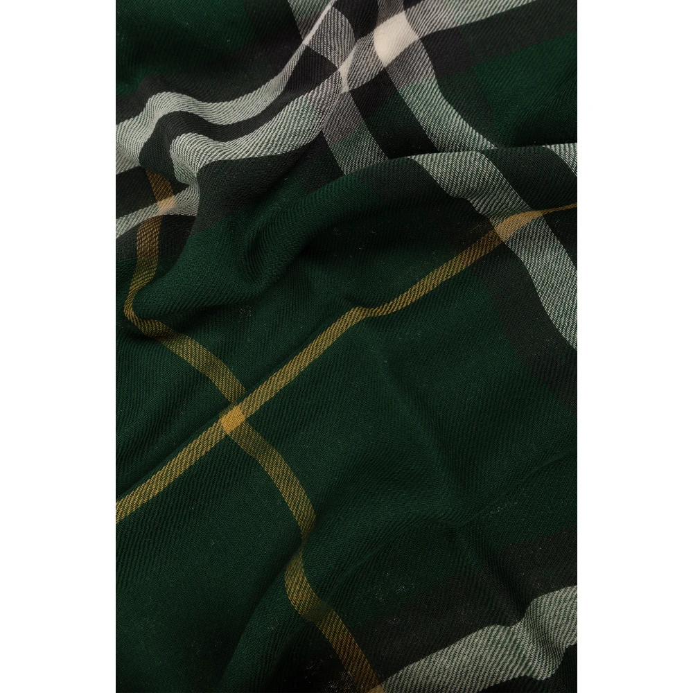 Burberry Wollen sjaal Green Dames