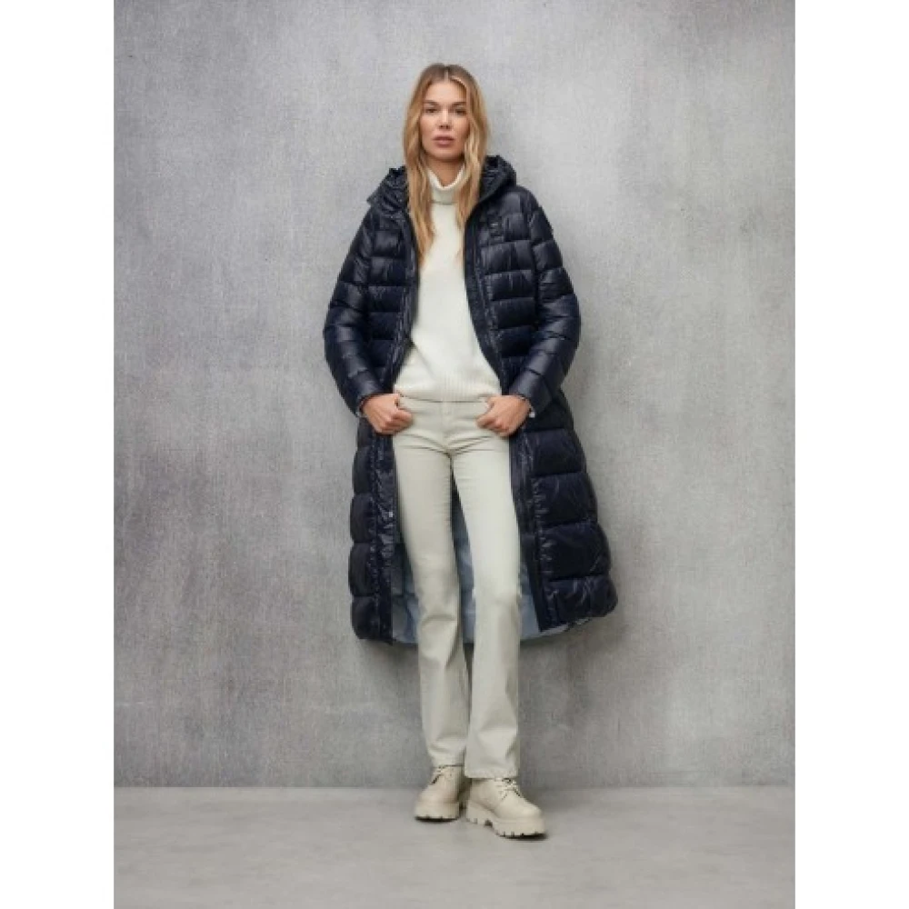 Blauer Blauw Binnen Blauw Donsjas Blue Dames