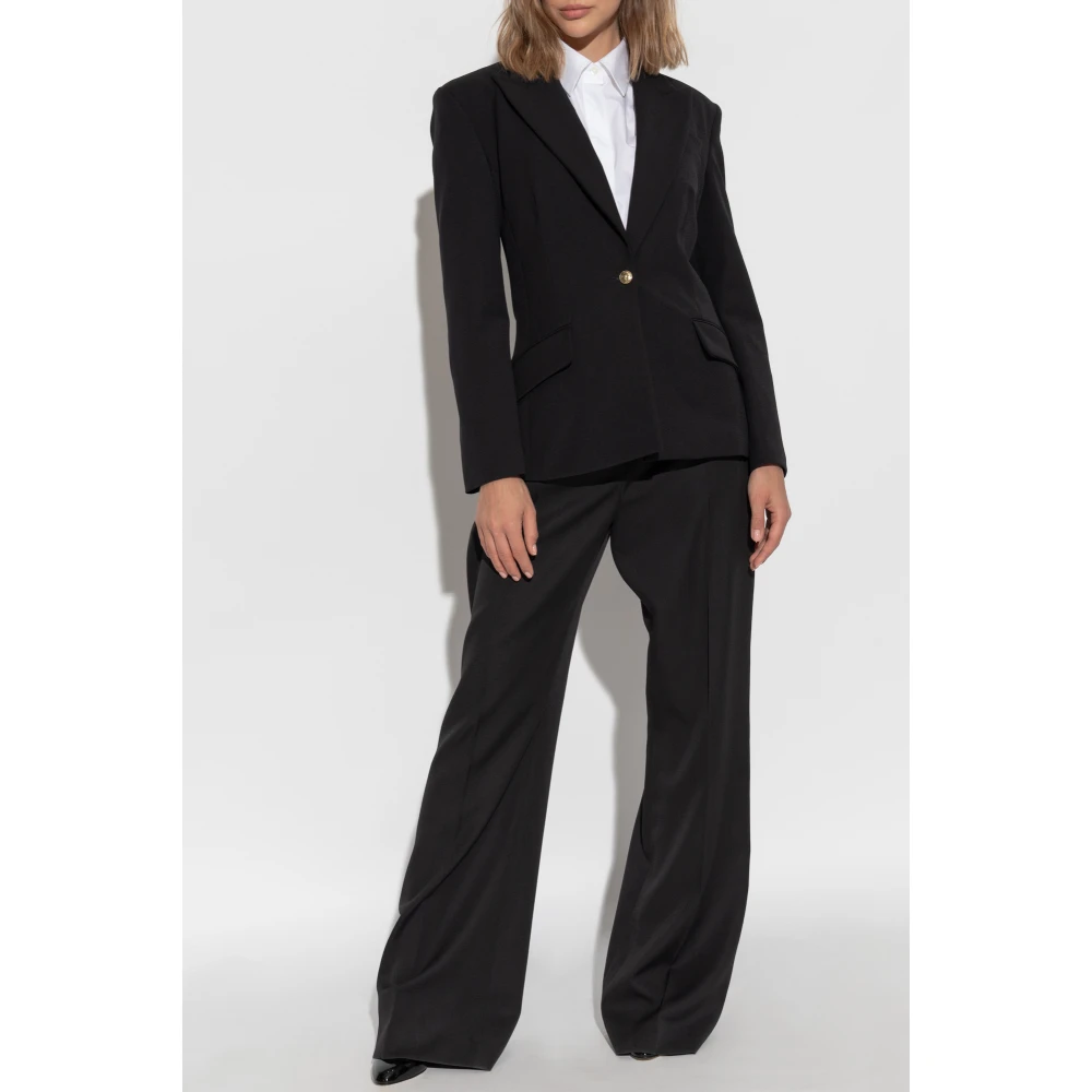 Versace Jeans Couture Blazer met zakken Black Dames