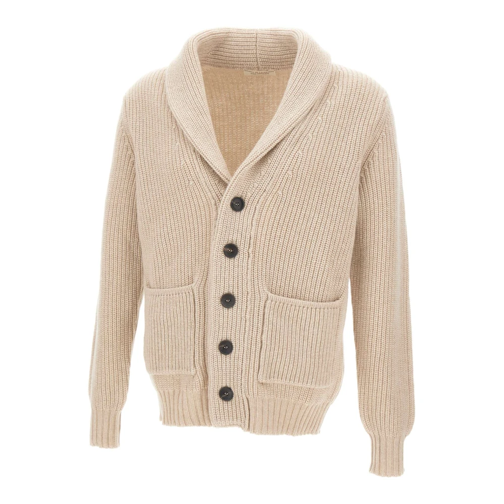 Filippo De Laurentiis Zachte Wol Cardigan Beige Sweater Beige Heren