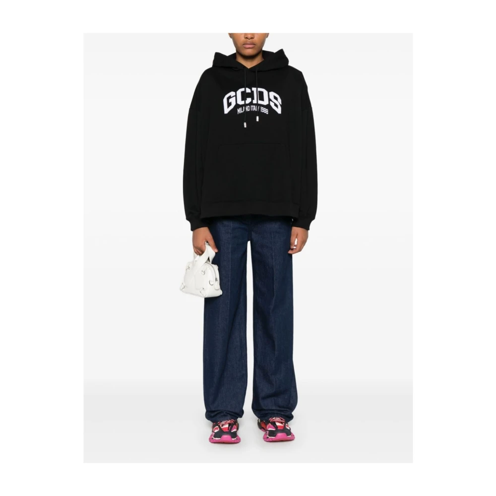 Gcds Zwarte Sweater Collectie Black Heren