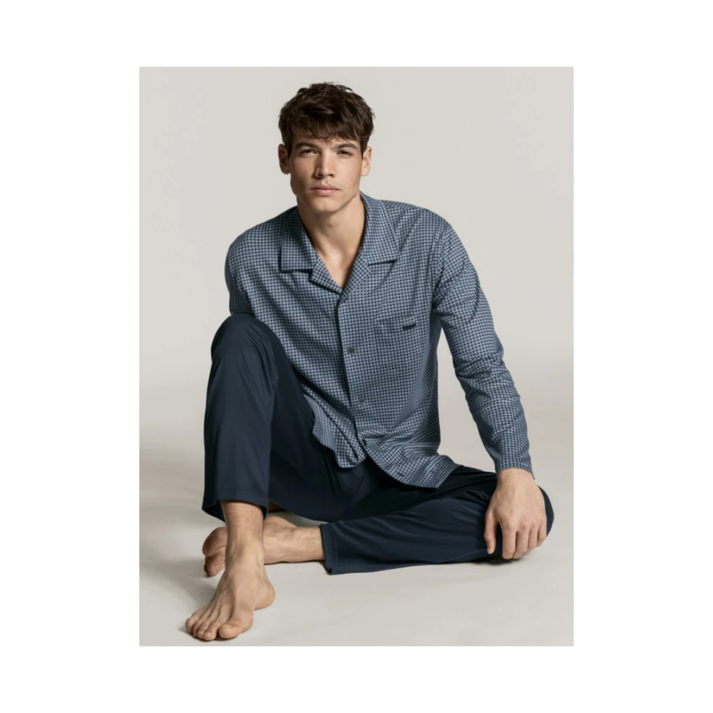 CALIDA Heren Lange Pyjamaset Blue Heren