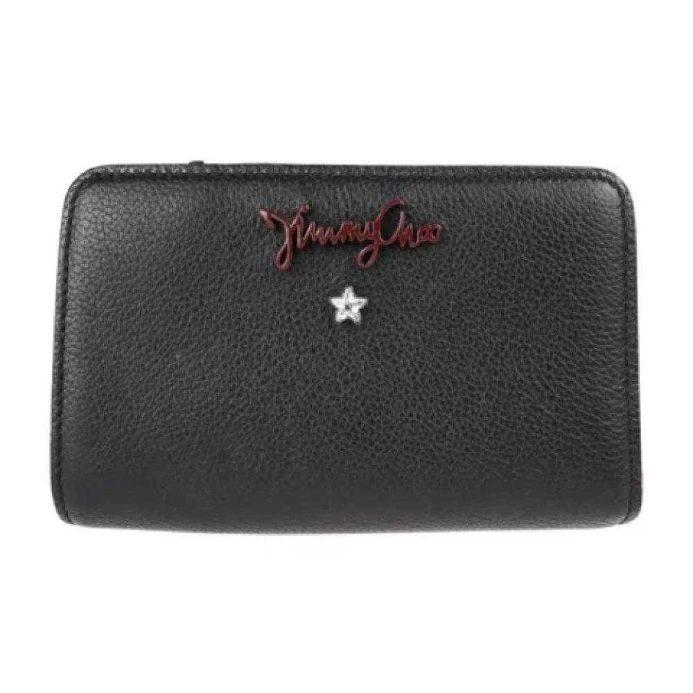 Jimmy Choo Pre-owned Leather wallets Black Dames