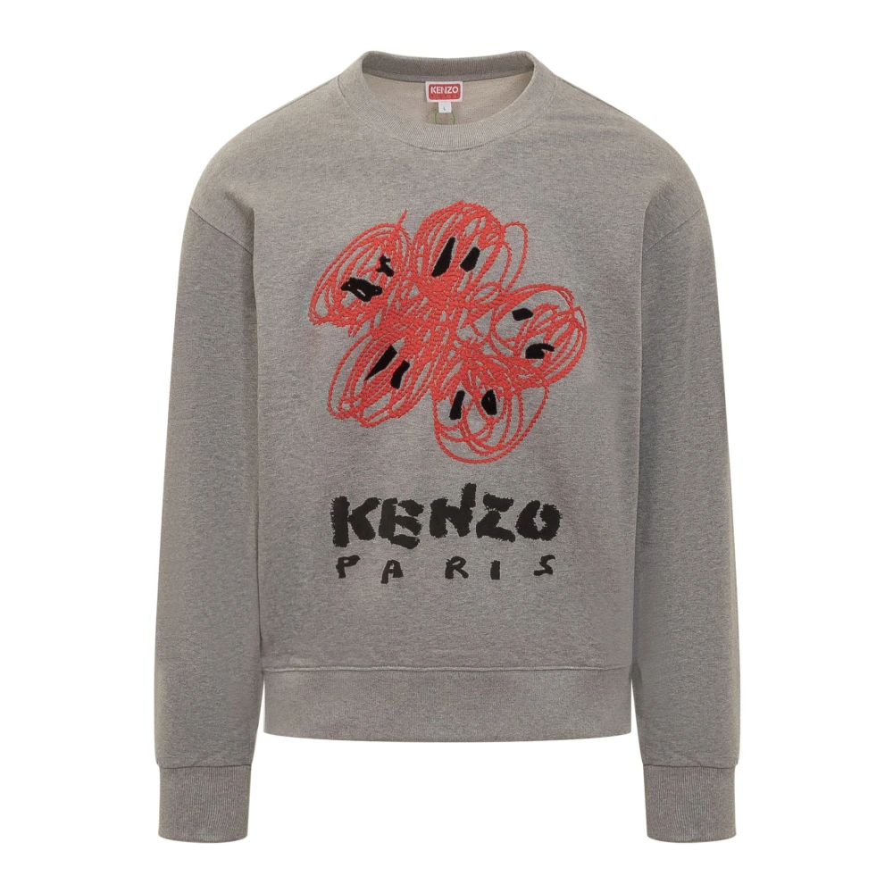 Kenzo Varsity Classic Sweatshirt Gray Heren