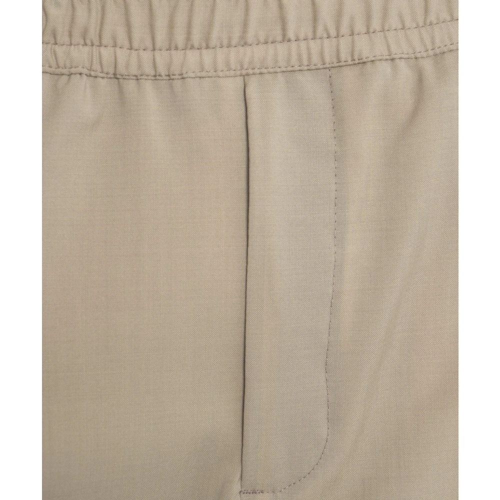 Briglia Beige Wol Savoys Broek Beige Heren
