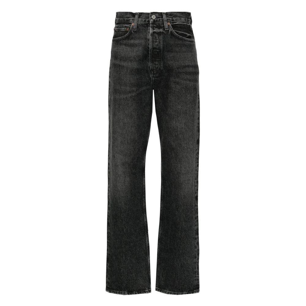 Agolde Klassieke Denim Jeans Black Dames