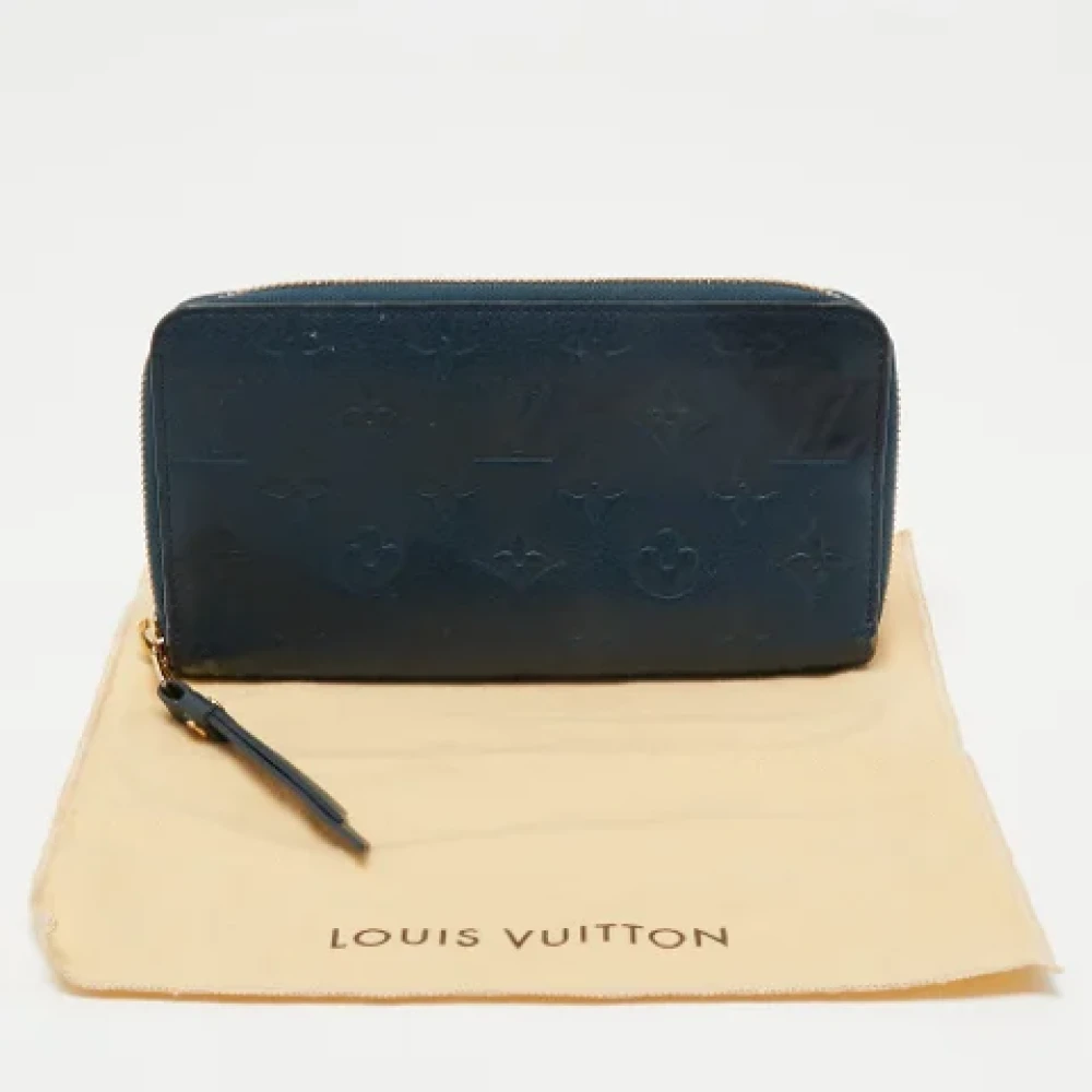 Louis Vuitton Vintage Pre-owned Leather wallets Blue Dames