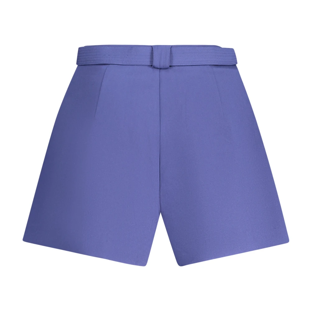Guess Blauwe Dames Shorts met knoop en rits Blue Dames