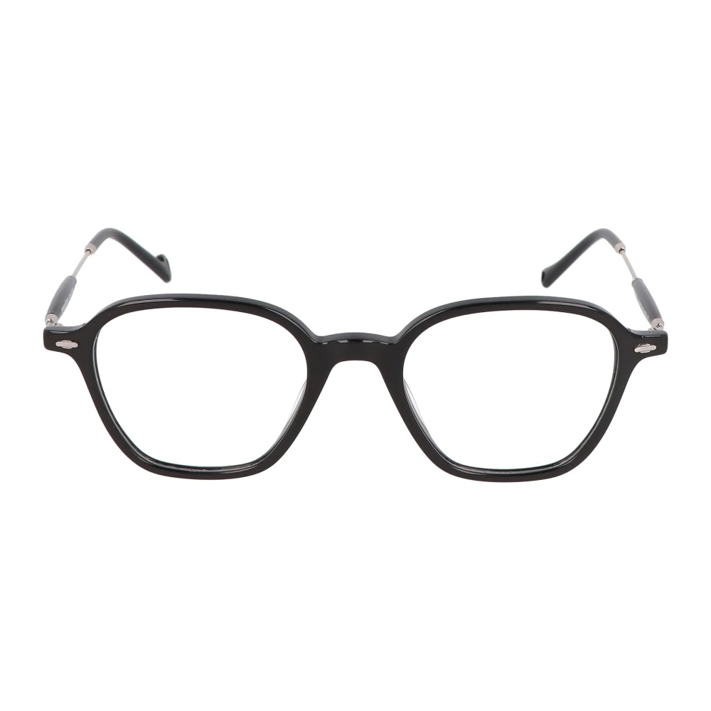 Eyepetizer Stijlvolle Brilmonturen in Onregelmatige Vorm Black Unisex