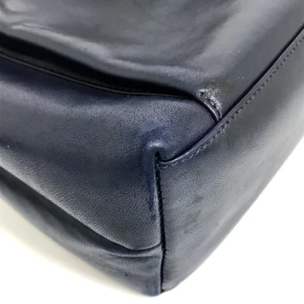 Chanel Vintage Pre-owned Fabric chanel-bags Blue Dames
