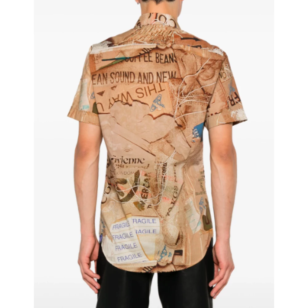 Vivienne Westwood Klassieke Trash Shirt Beige Heren