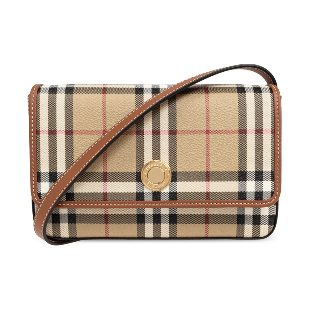 Burberry Hampshire Schoudertas Beige Dames