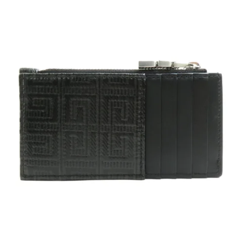 Givenchy Pre-owned Leather wallets Black Heren