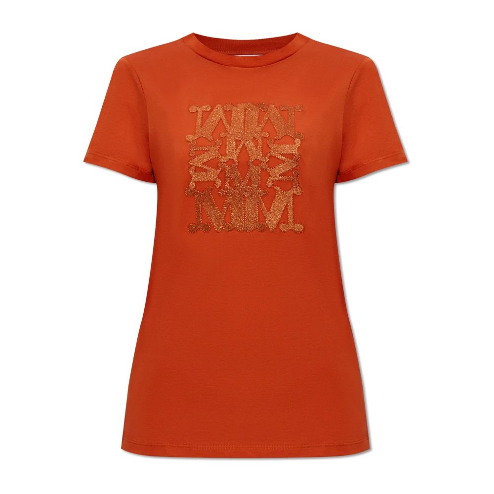 Max Mara Taverna T-shirt Orange Dames