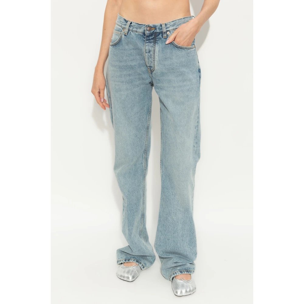 Balenciaga Jeans met een vintage-effect Blue Dames