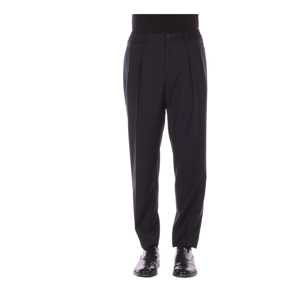 Tagliatore Blue Trousers - Male - Straight Trousers - Xl - Trousers