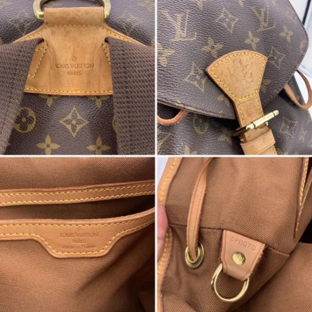 Louis Vuitton Vintage Pre-owned Canvas backpacks Brown Dames