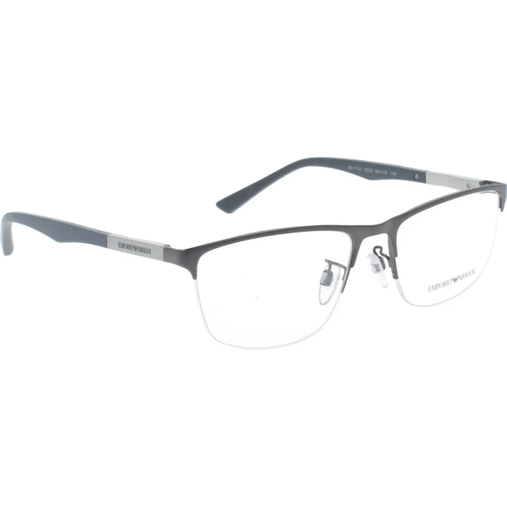 Emporio Armani Originele Brilmontuur met 3 Jaar Garantie Gray Heren