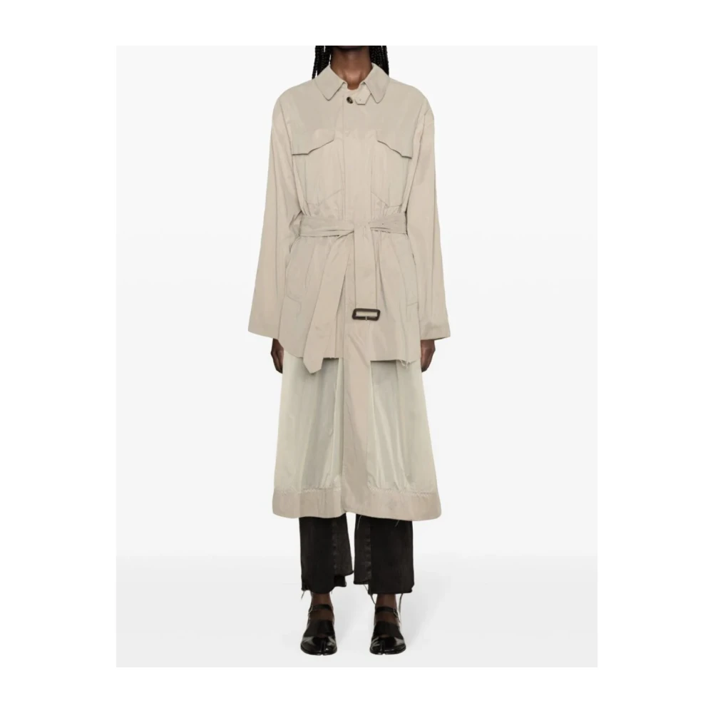 Maison Margiela Beige Trenchcoat Beige Dames