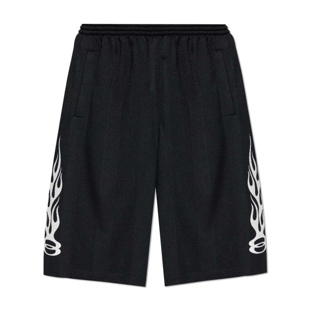 Balenciaga Logo shorts Black, Herr