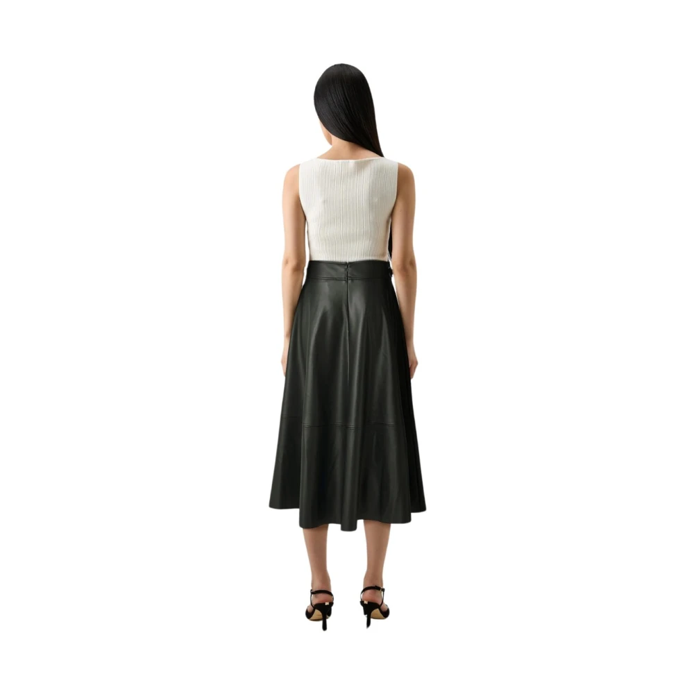 Liu Jo Wijdvallende Rok Black Dames