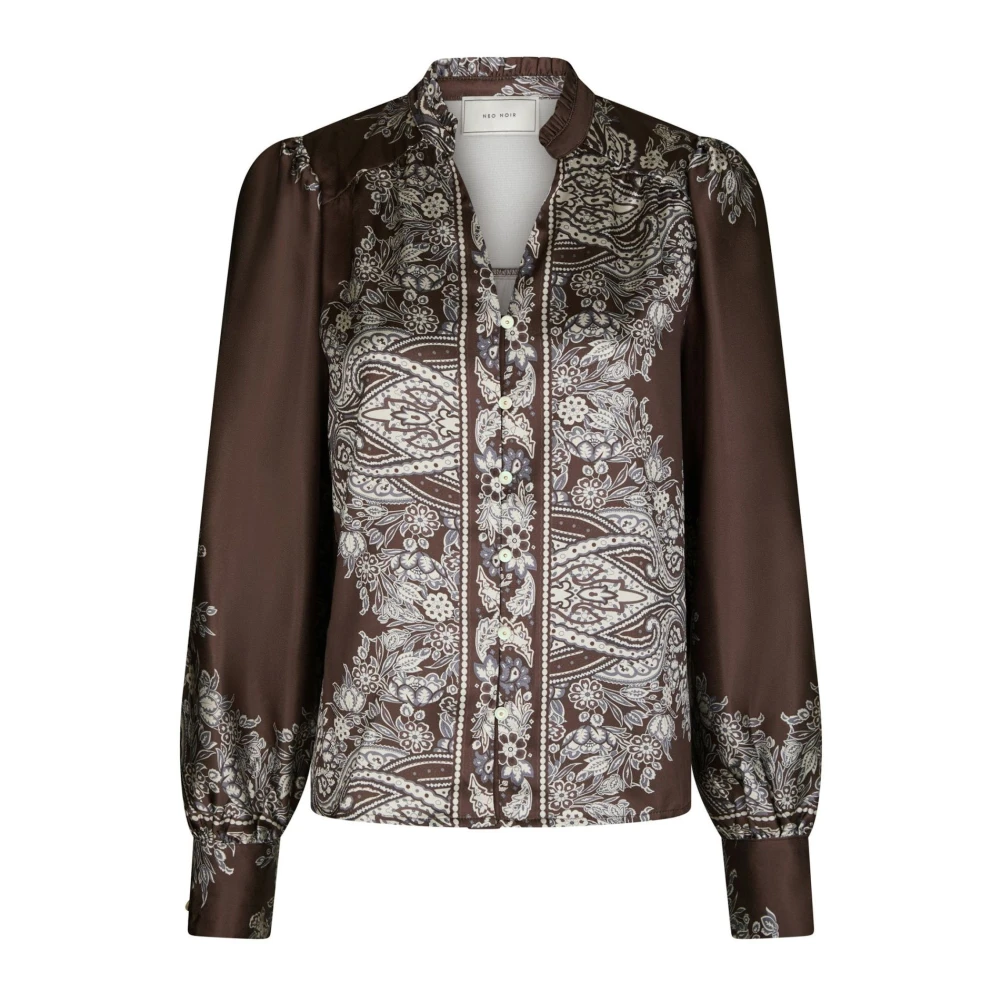 Neo Noir Multicolor Blouses, Female, 2XL, Shirts