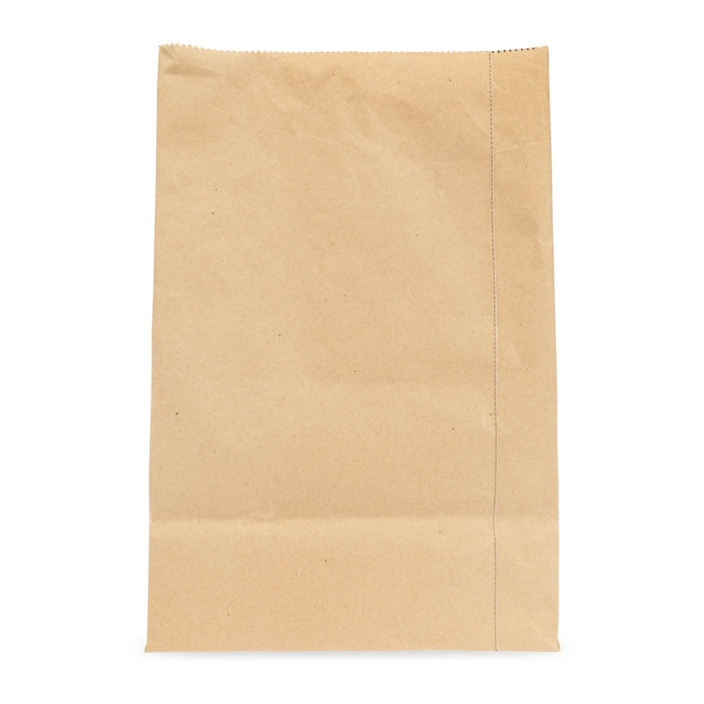 Moschino Envelop Clutch met Logo Beige Dames