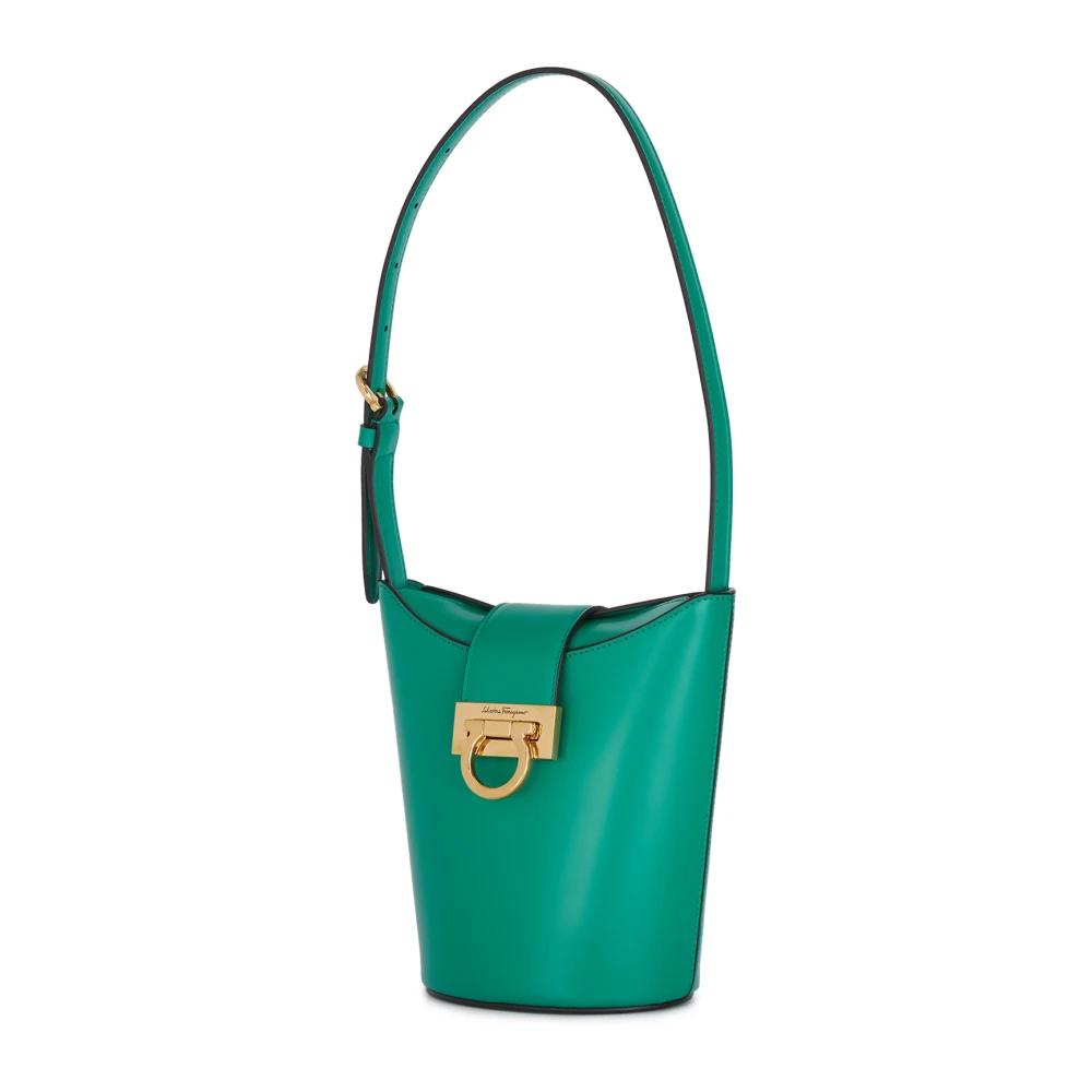 Salvatore Ferragamo Emmertassen Green Dames