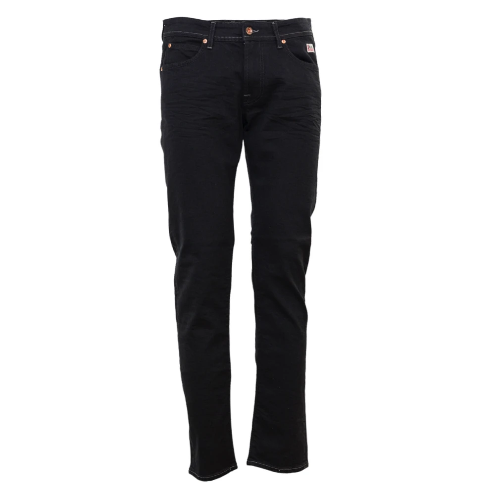 Roy Roger's Zwarte Slim Fit Jeans 517 Superior Black Heren