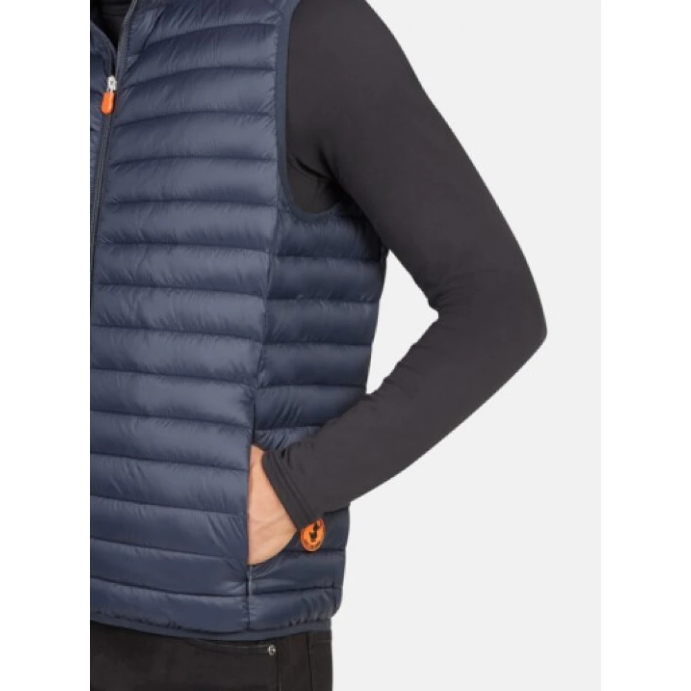 Save The Duck Blauw Gewatteerd Jasje Blue Heren
