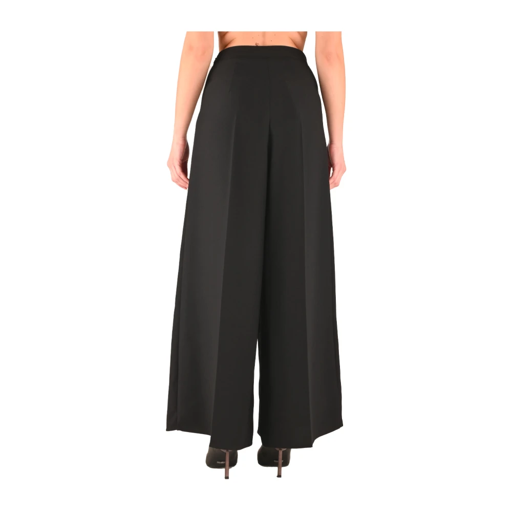 Pennyblack Satin Wide-Leg Pants Black Dames