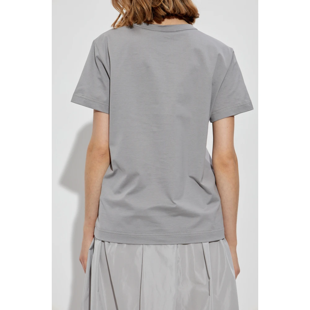 Fabiana Filippi T-shirt met applicaties Gray Dames