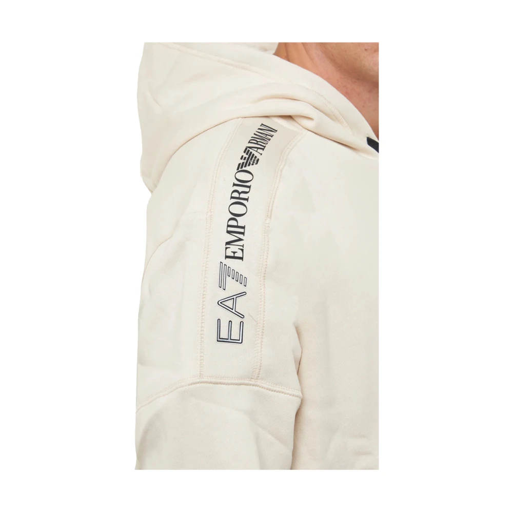 Emporio Armani EA7 Beige Sweater voor Mannen Beige Heren