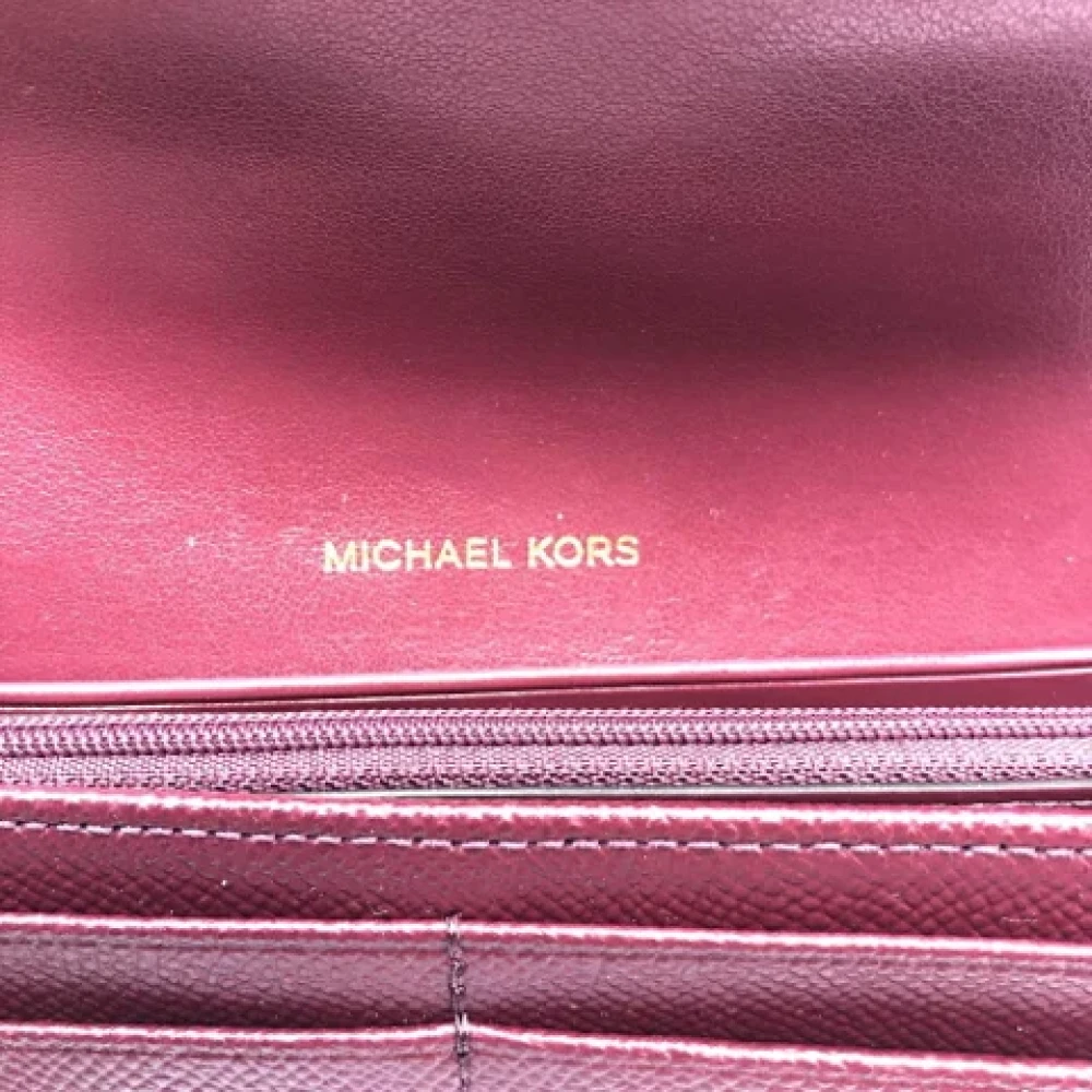 Michael Kors Pre-owned Fabric wallets Red Dames
