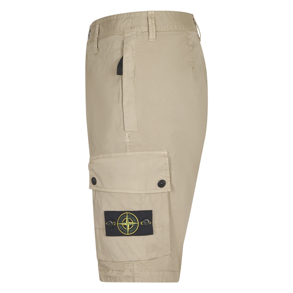 Stone Island Casual Zomer Shorts Beige Heren
