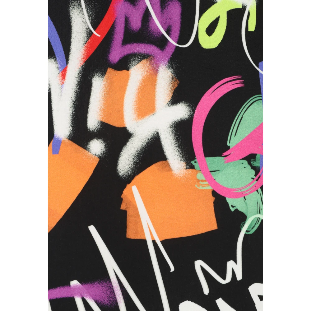 Doris S Kleurrijke Graffiti Print Blouse Multicolor Dames