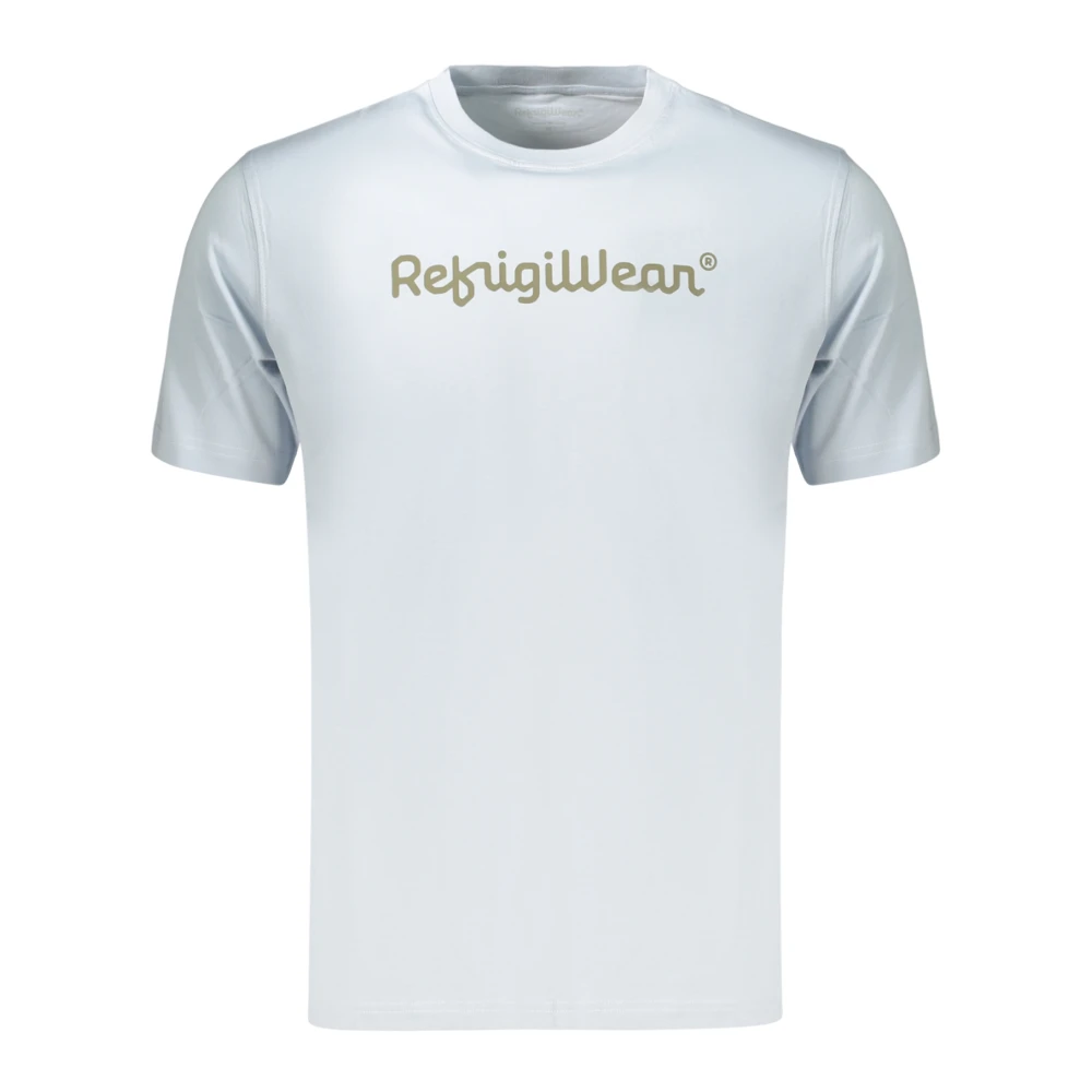 Refrigiwear Mannelijk Blauw Tops Heren, Xl, Katoen, Memphis T-Shirt