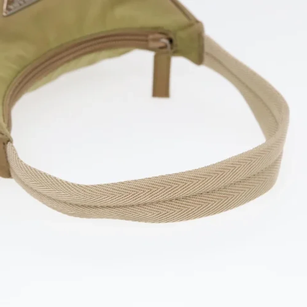 Prada Vintage Pre-owned Fabric prada-bags Beige Dames